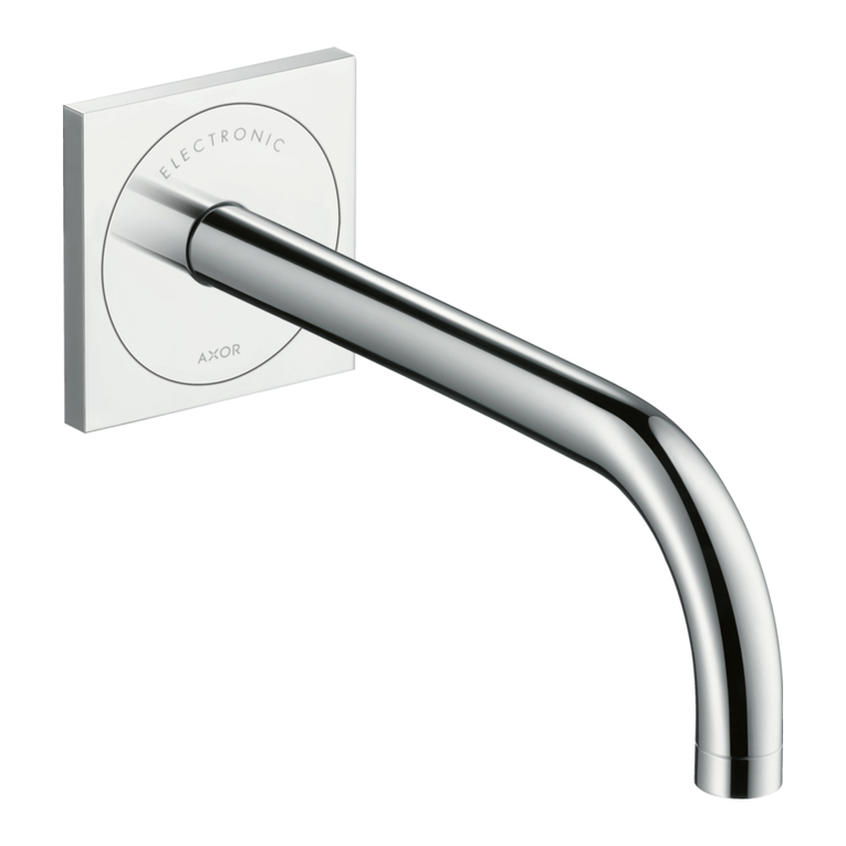 Axor Uno 38119 Series User manual