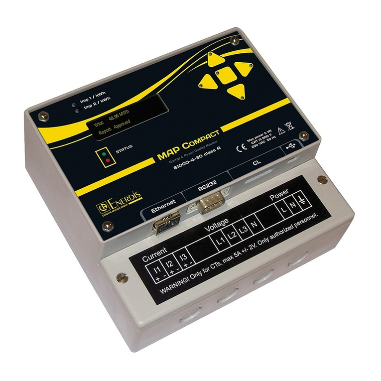 Chauvin Arnoux MAP COMPACT Installation and operating manual Chauvin Arnoux MAP COMPACT Installation and operating manual