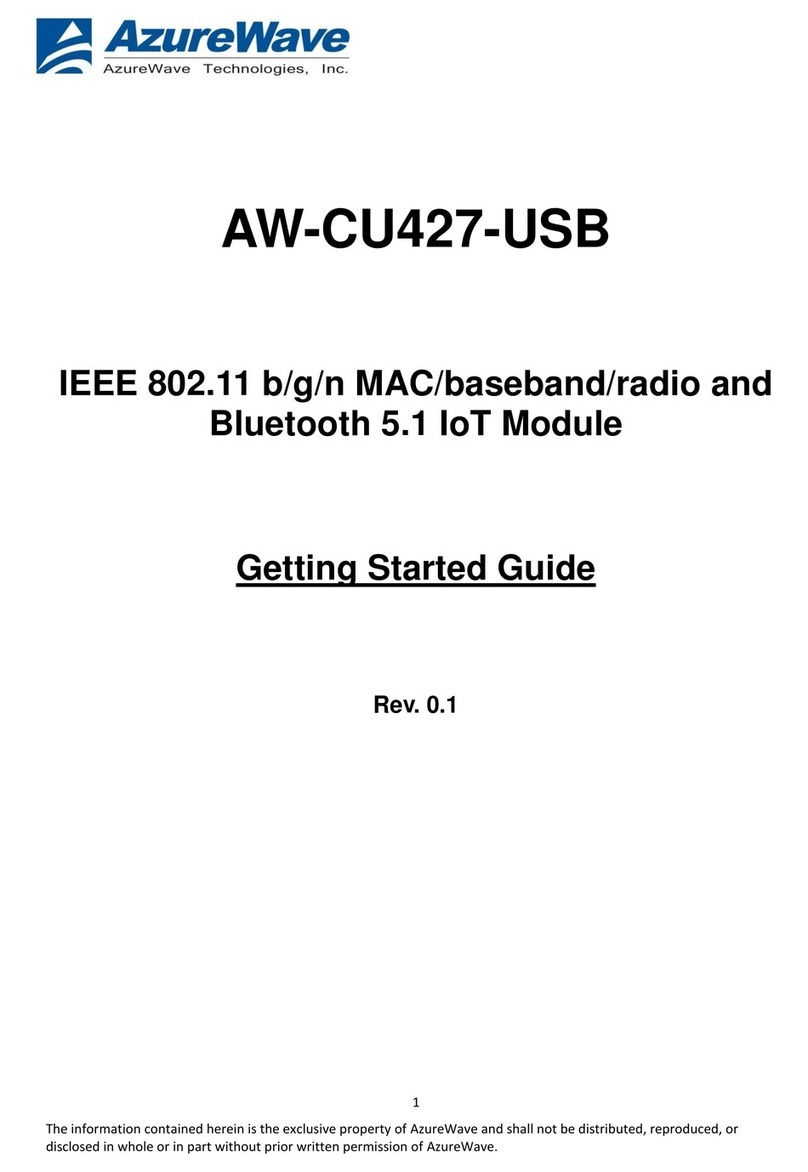 AzureWave AW-CU427-USB Getting started guide