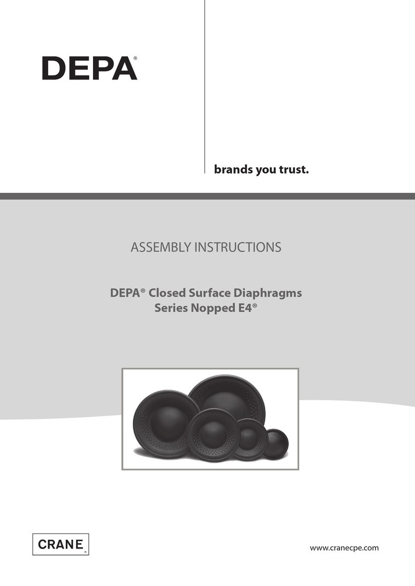 Crane DEPA Nopped E4 Series Assembly instructions