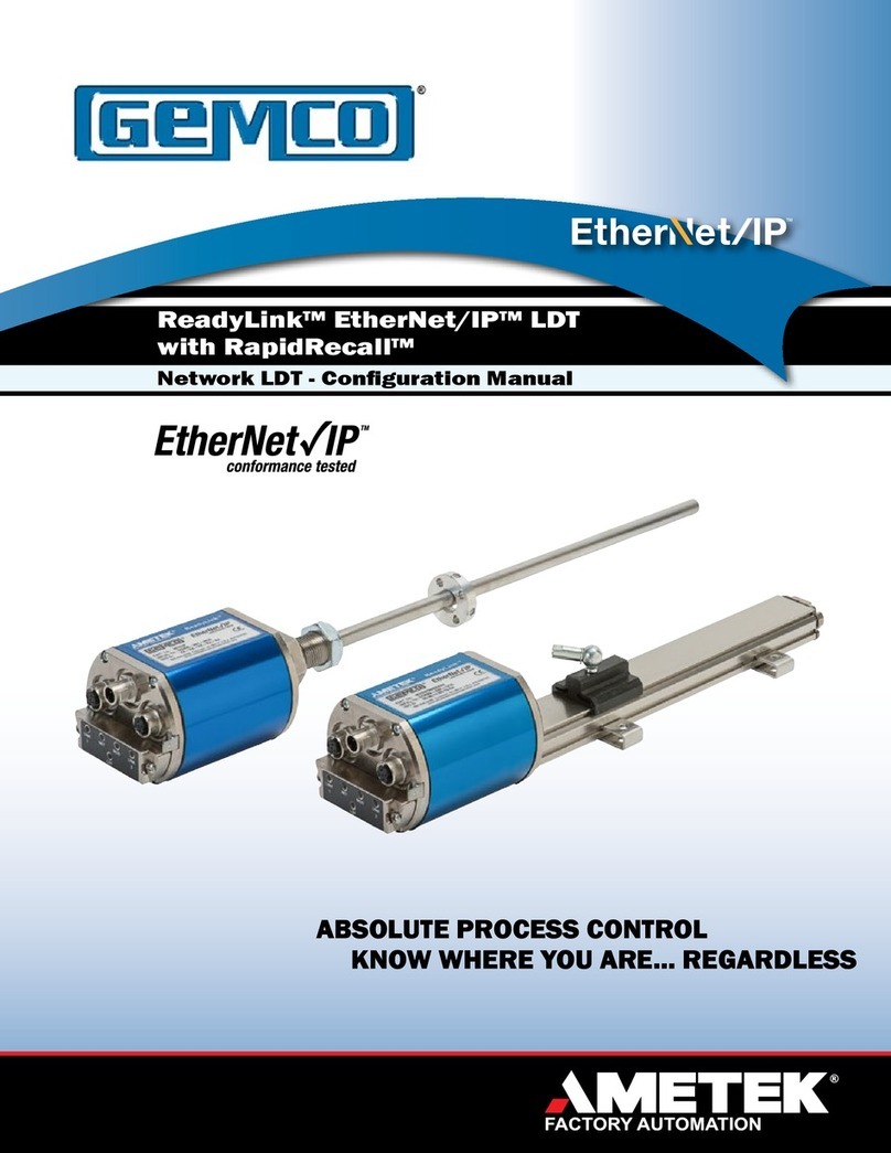 Ametek 953N Series Instruction sheet