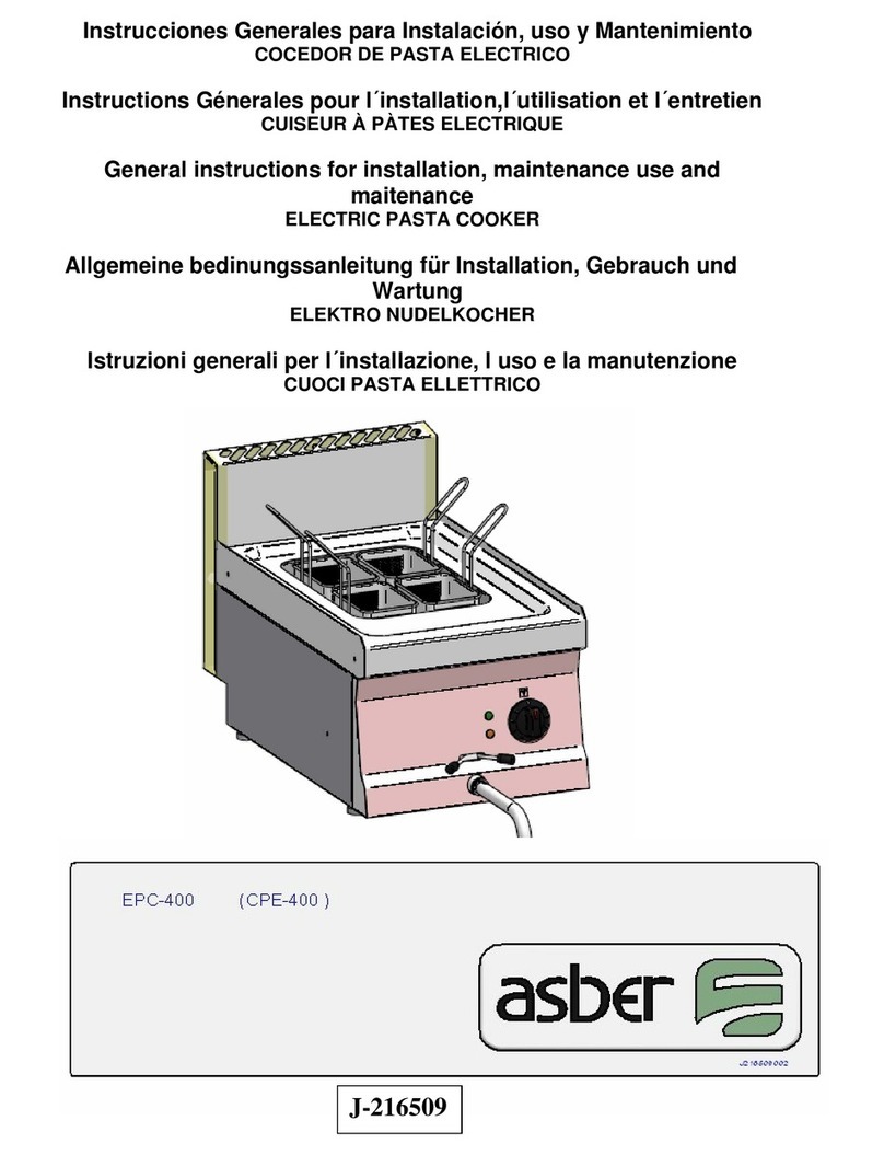 ASBER EPC-400 General instructions for installation, maintenance use and maitenance