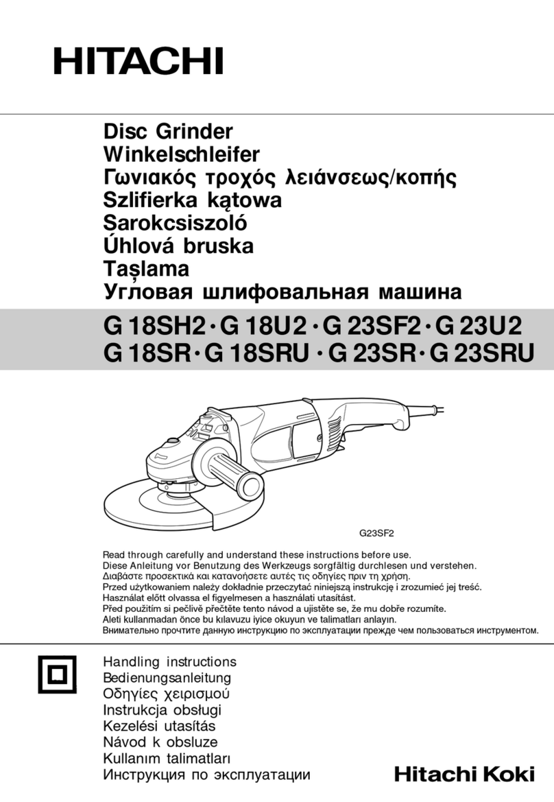 Hitachi G 18SH2 User manual