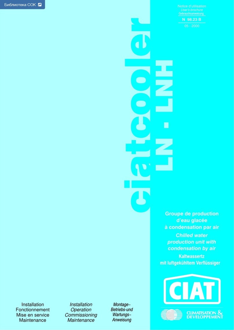 CIAT CIATCOOLER Series User brochure