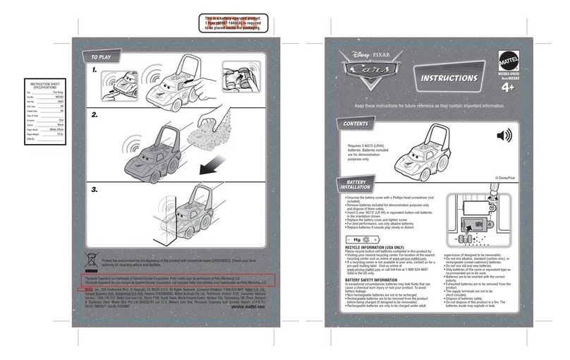Mattel The King manual