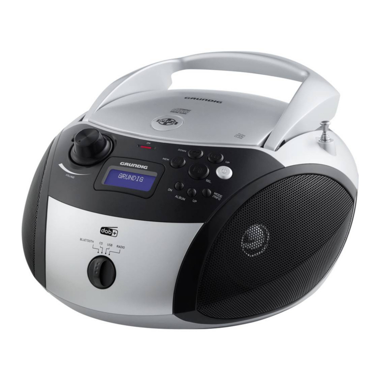 Grundig RCD 1550 BT DAB+ user manual