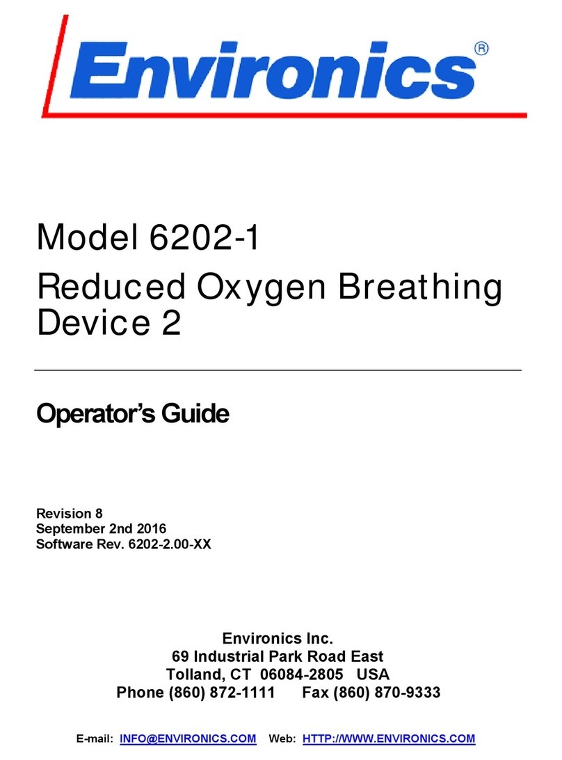 Environics 6202-1 Operator's guide
