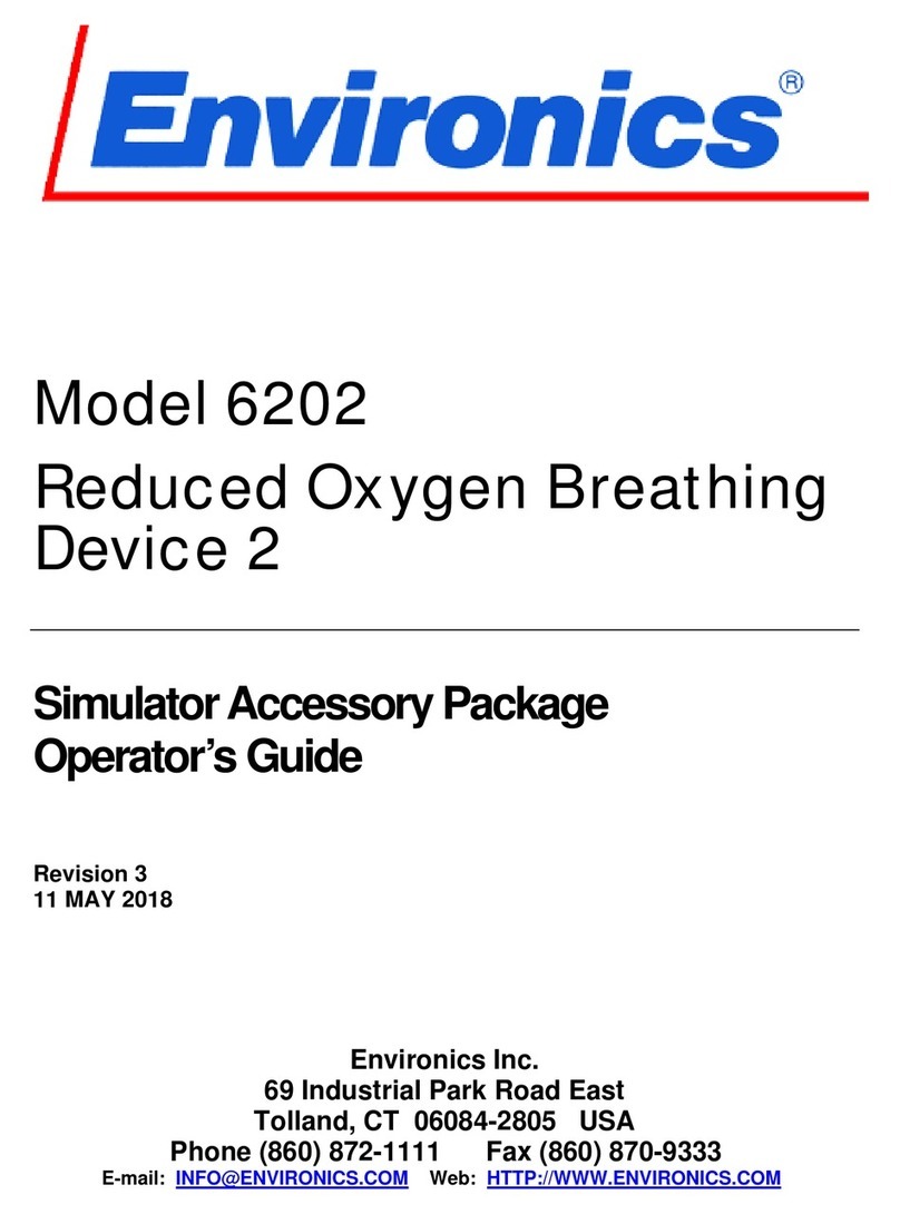 Environics 6202 Operator's guide