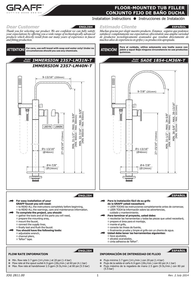 Graff Immersion 2357-LM31N-T User manual