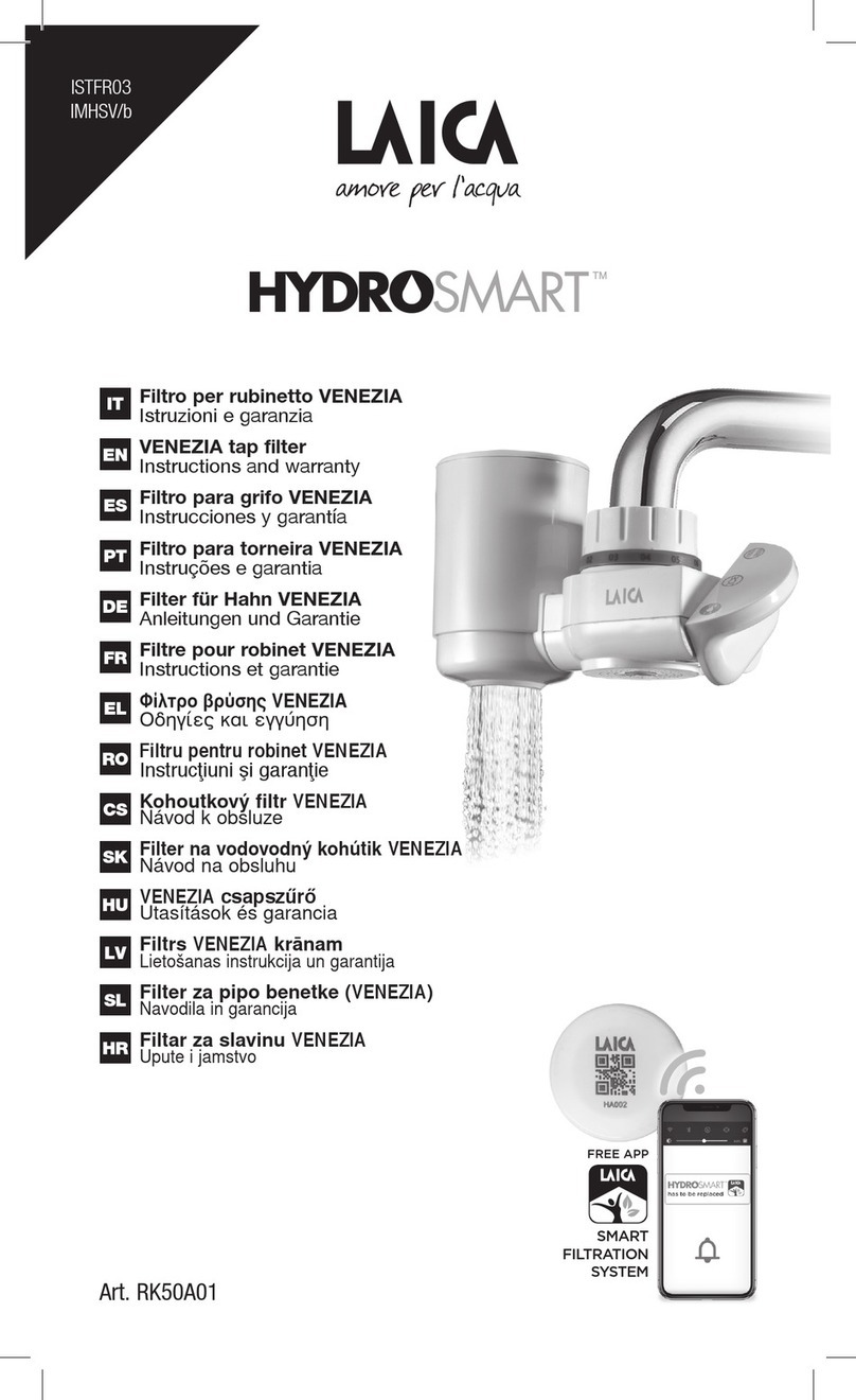 Laica HYDROSMART VENEZIA Installation guide