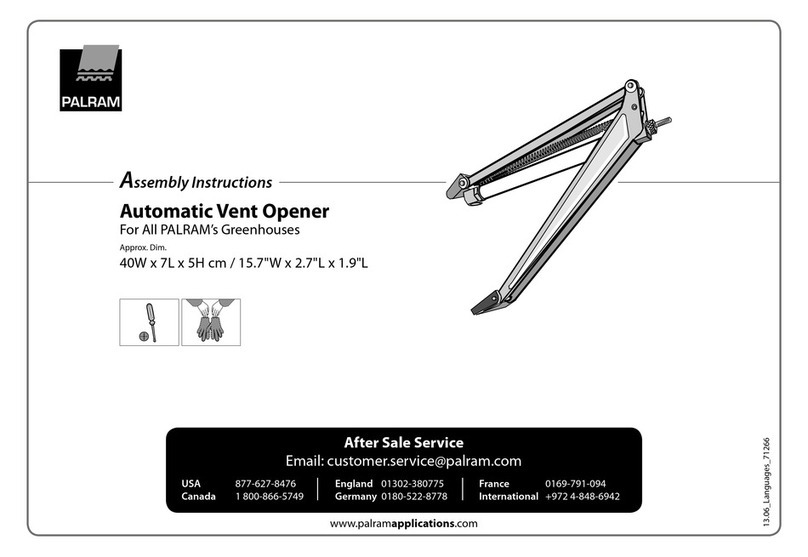 Palram Silver line Assembly instructions