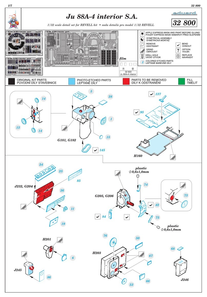 Eduard Ju 88A-4 interior S.A. quick start guide
