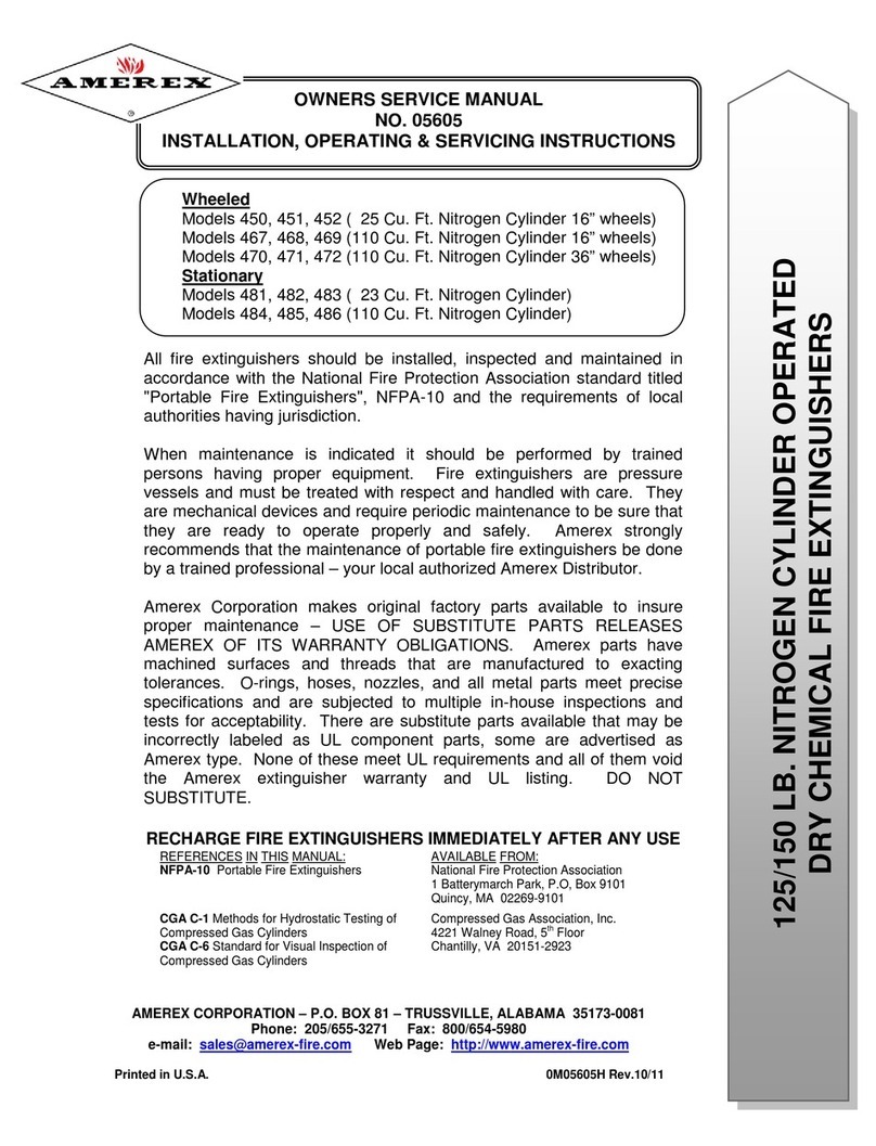 Amerex 450 Owner's service manual