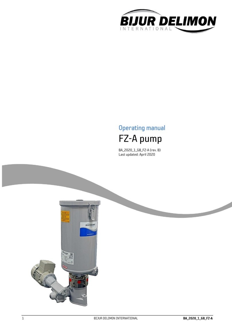 Bijur Delimon FZ-A operating manual
