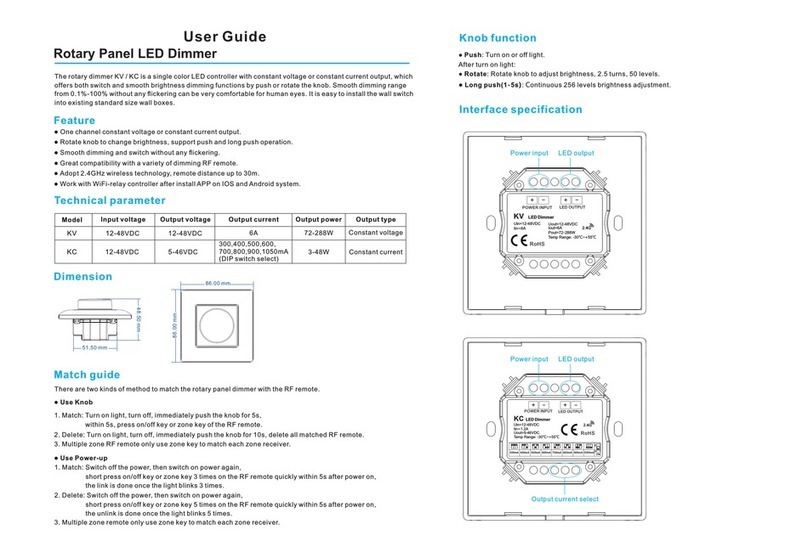 SKYDANCE KV user guide