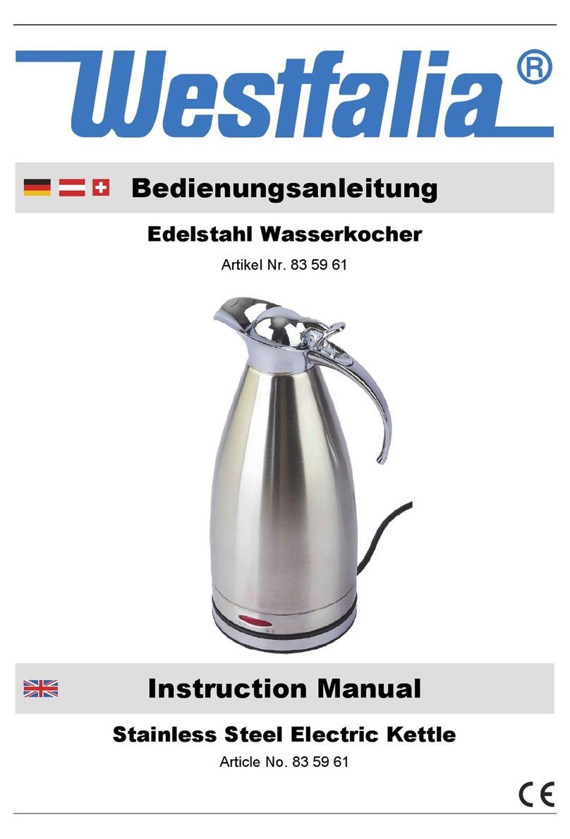 Westfalia 83 59 61 instruction manual