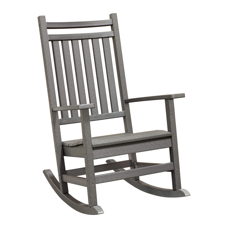 E.C. Woods BERKSHIRE ROCKER User manual