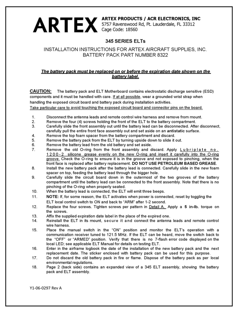 ARTEX 8322 installation instructions
