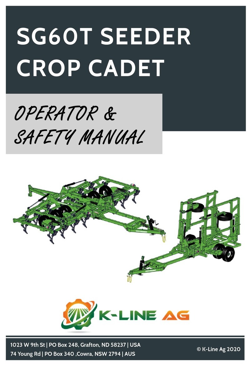 K-Line CROP CADET SG60T Operating & safety manual K-Line CROP CADET SG60T Operating & safety manual