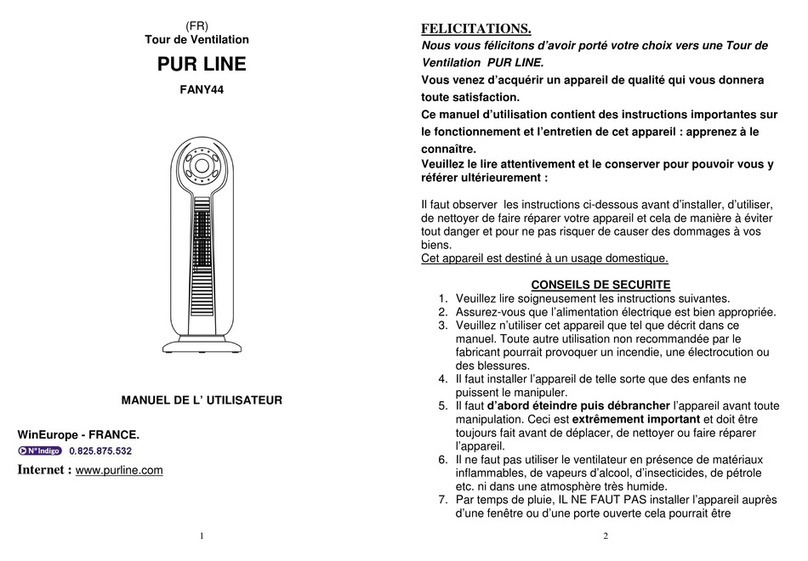 Pur Line FANY44 User manual