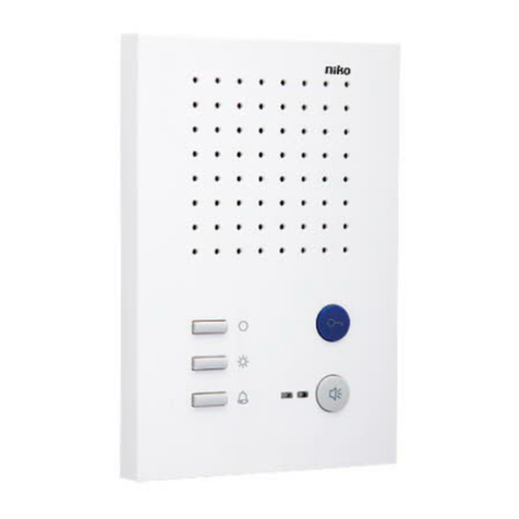 Niko Access Control Standard 10-520 User manual