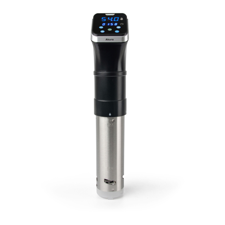G21 Sous Vide G21 Akura User manual