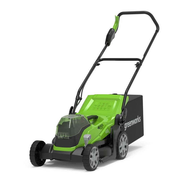 GreenWorks G24X2LM36 Operator's manual