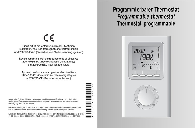 easyTherm easyComfort Thermostat User manual