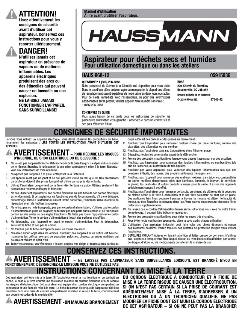 Haussmann HAUS 968-12 user manual