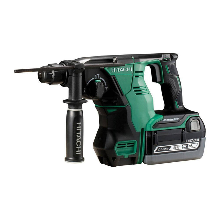 Hitachi DH 36DBL Handling instructions