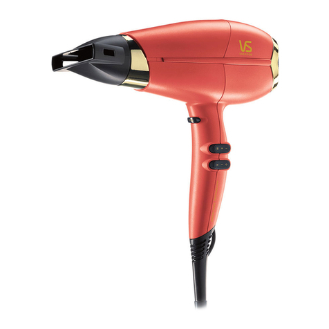 VS Sassoon Enrich Salon Dryer VSD5126CA User manual