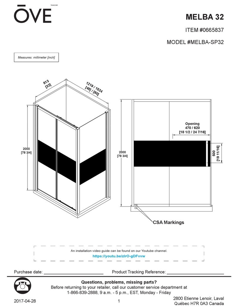 OVE MELBA 32 manual
