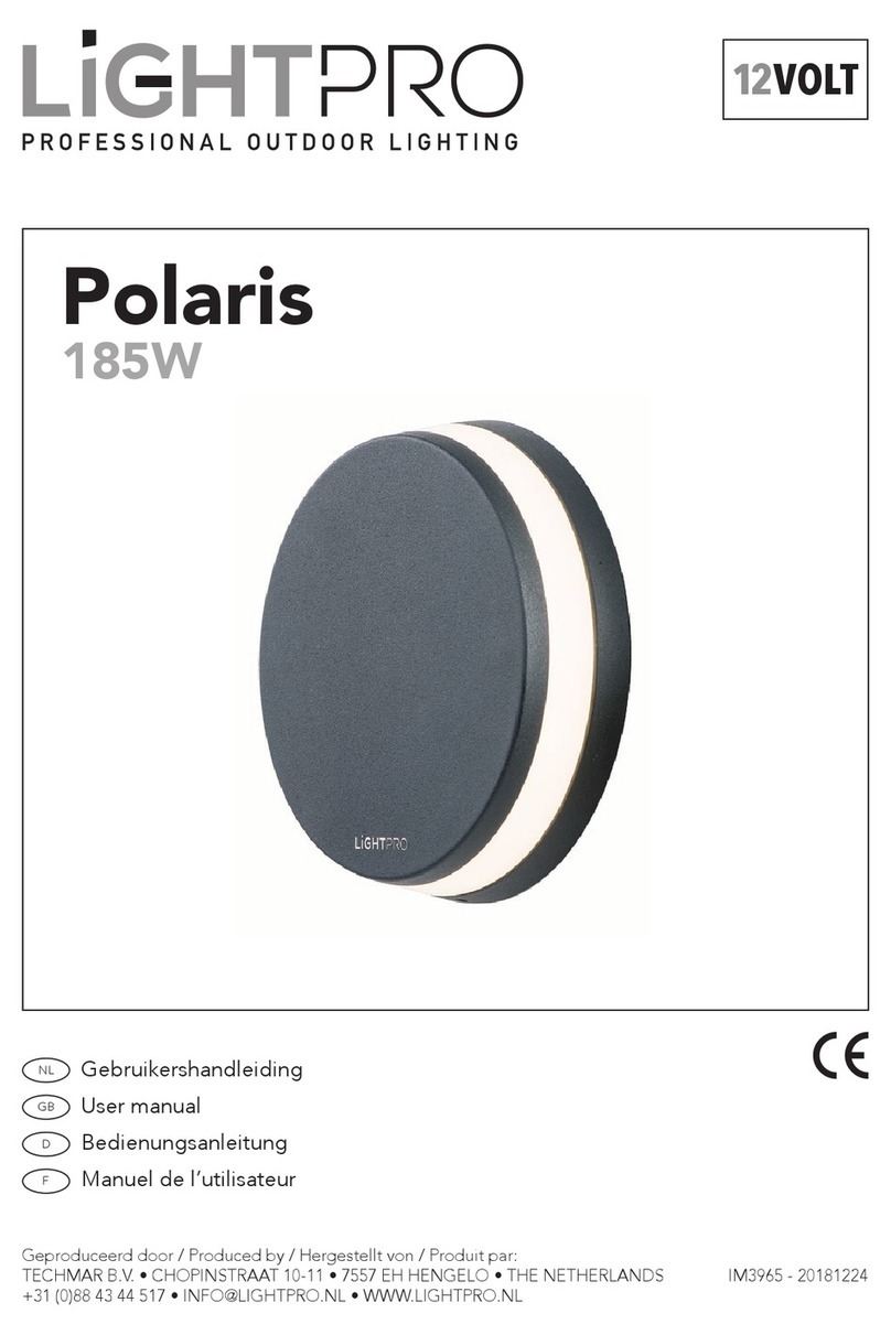 LightPro Polaris User manual