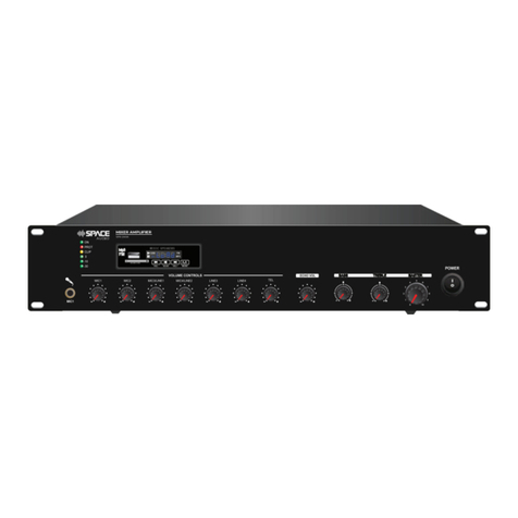 Space Audio SPA-120A Installation and operation manual