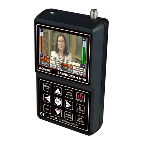 Alpsat SATFINDER 4 HD ULTRA user guide