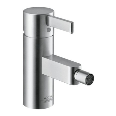Hans Grohe AXOR Steel 35202800 Instructions for use/assembly instructions Hans Grohe AXOR Steel 35202800 Instructions for use/assembly instructions