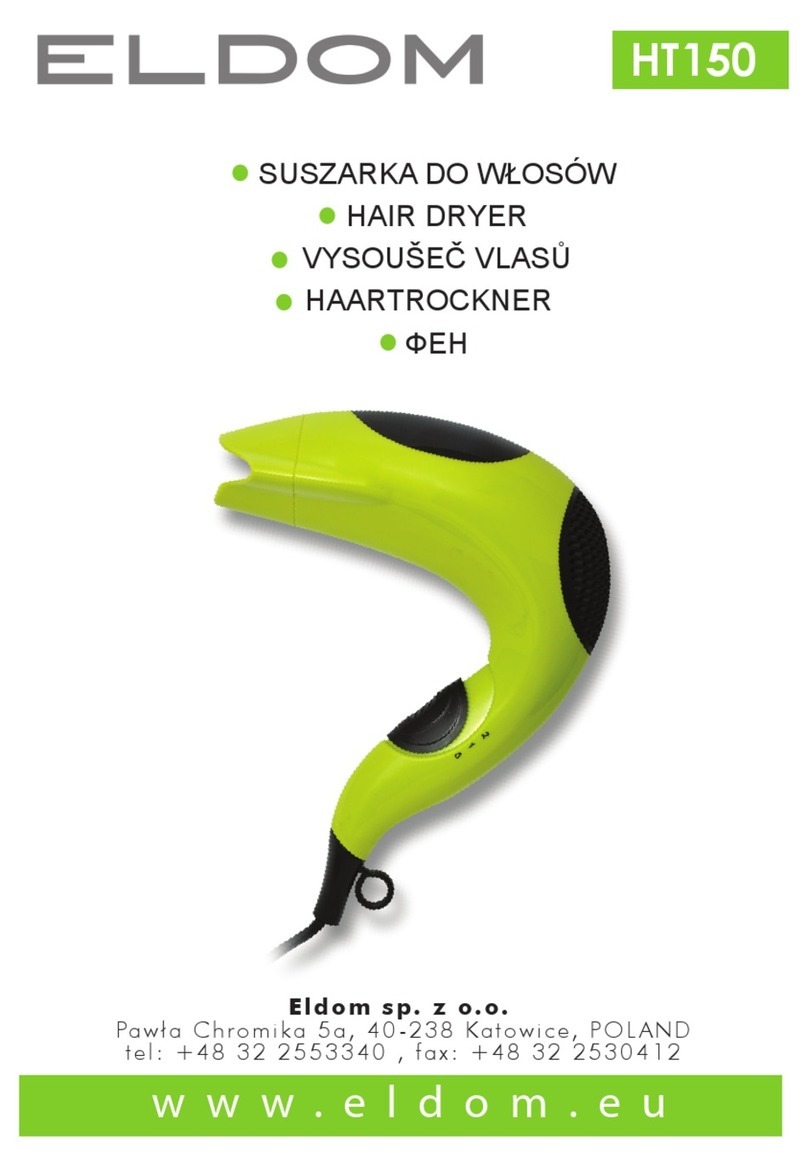 Eldom HT150 User manual