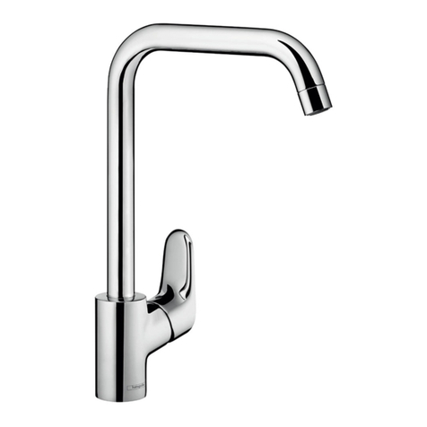 Hans Grohe Ecos L 14816000 Instructions for use/assembly instructions Hans Grohe Ecos L 14816000 Instructions for use/assembly instructions