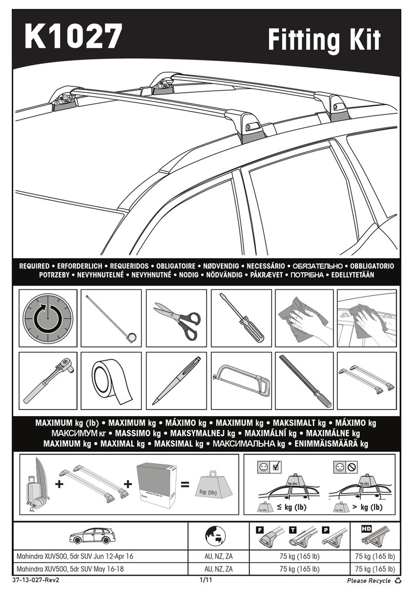 Prorack K1027 manual
