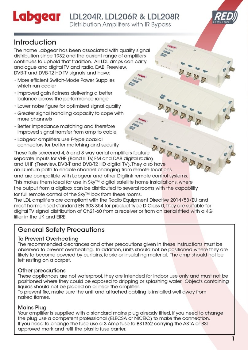 Labgear LDL204 installation instructions