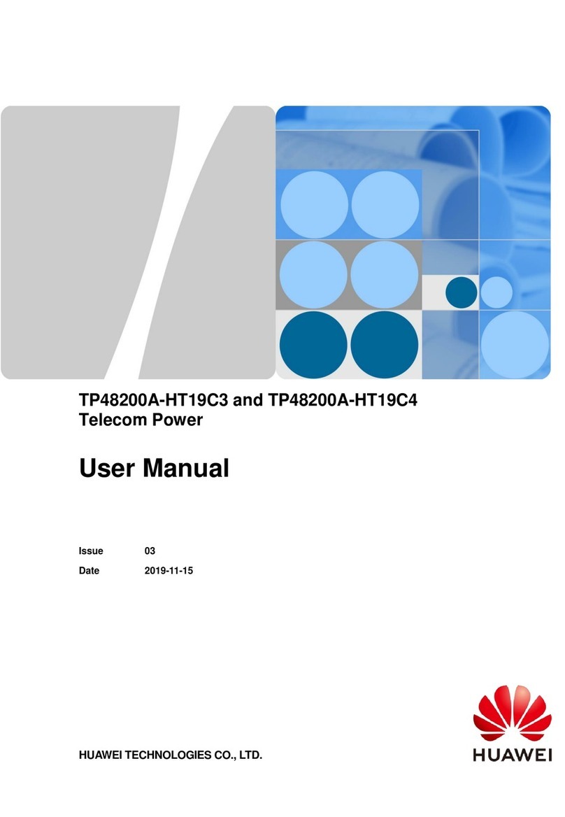 Huawei Telecom Power TP48200A-HT19C3 user manual
