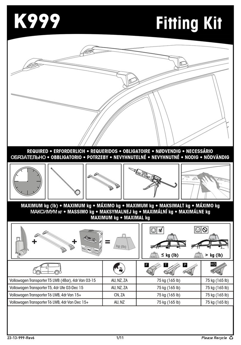 Yakima K999 User manual