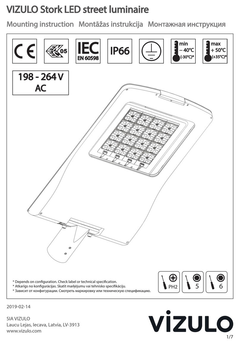 VIZULO Stork Series Mounting instruction