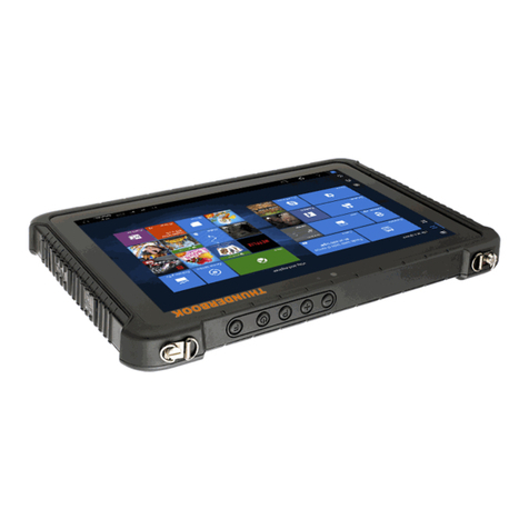 Thunderbook COLOSSUS W100 Quick user guide