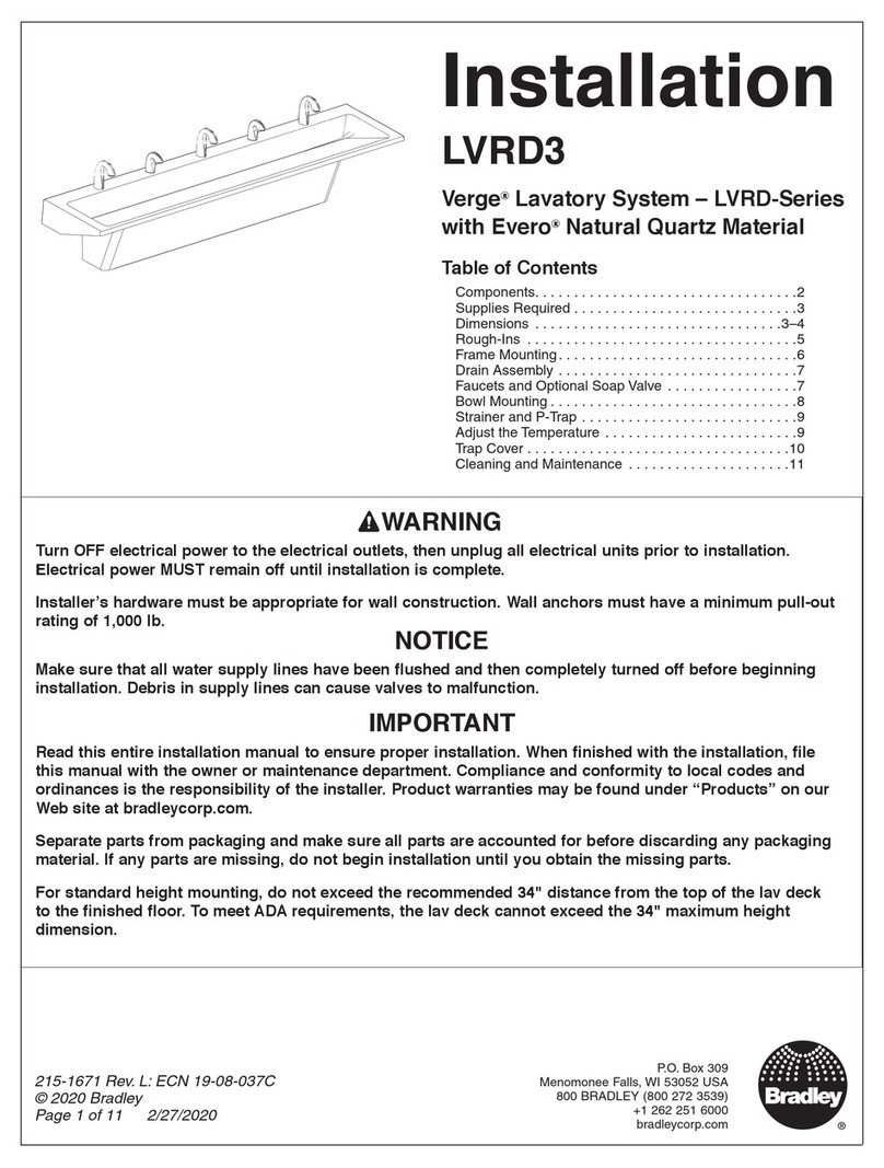 Bradley Verge LVRD Series User manual