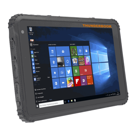 Thunderbook Colossus W800 Quick user guide