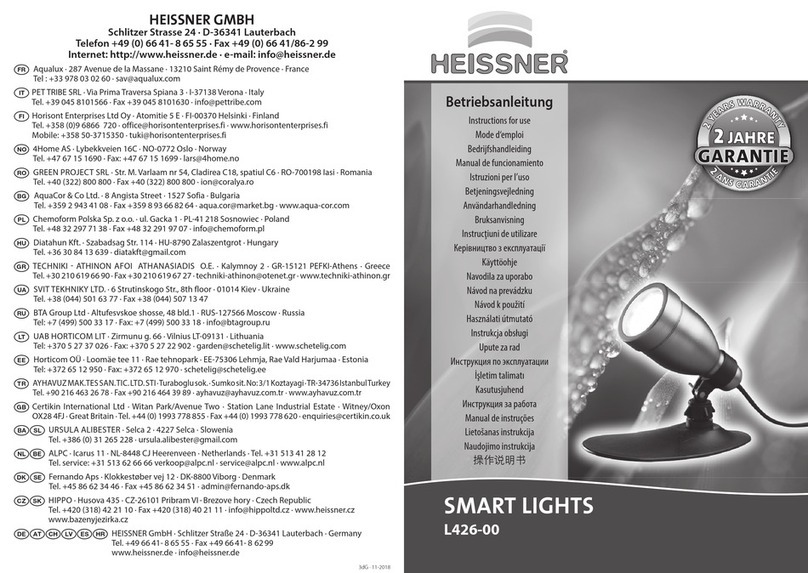 HEISSNER L426-00 Instructions for use