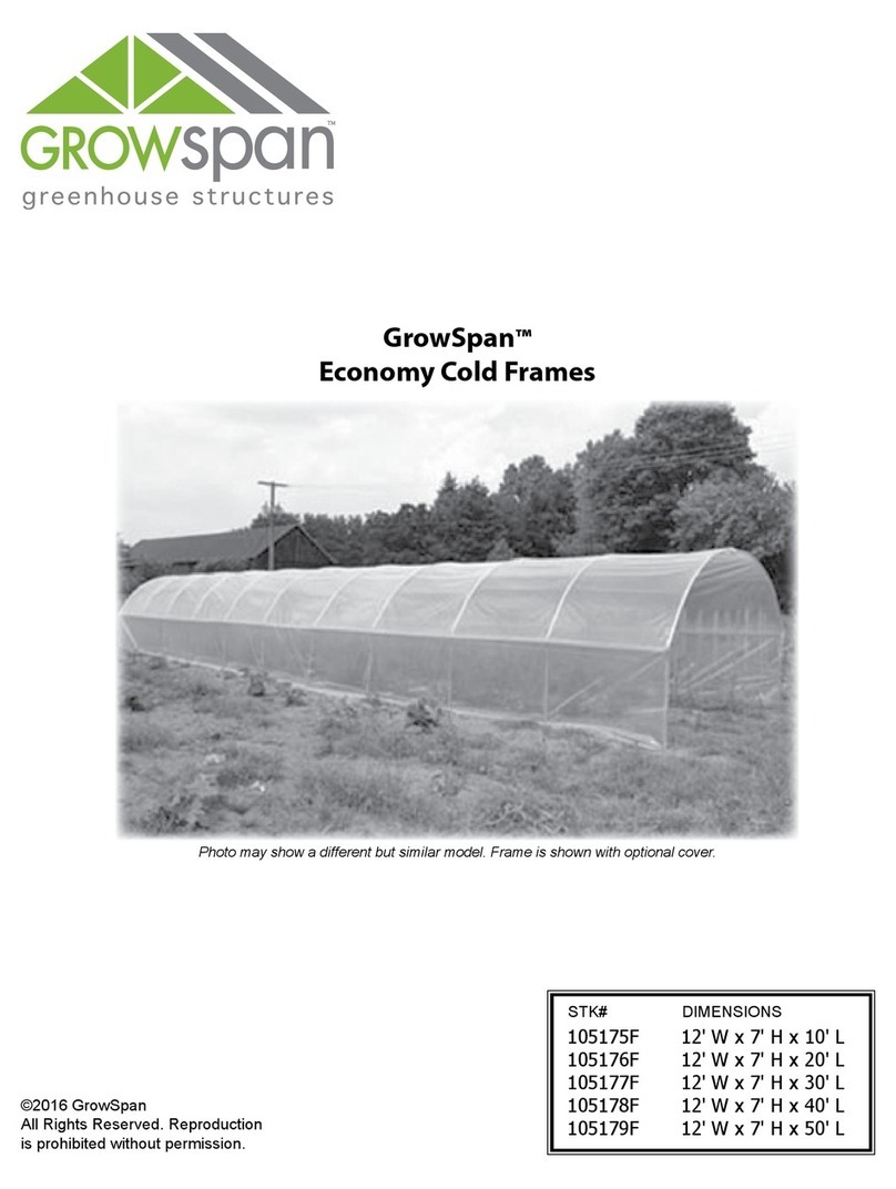 GrowSpan 105175F manual
