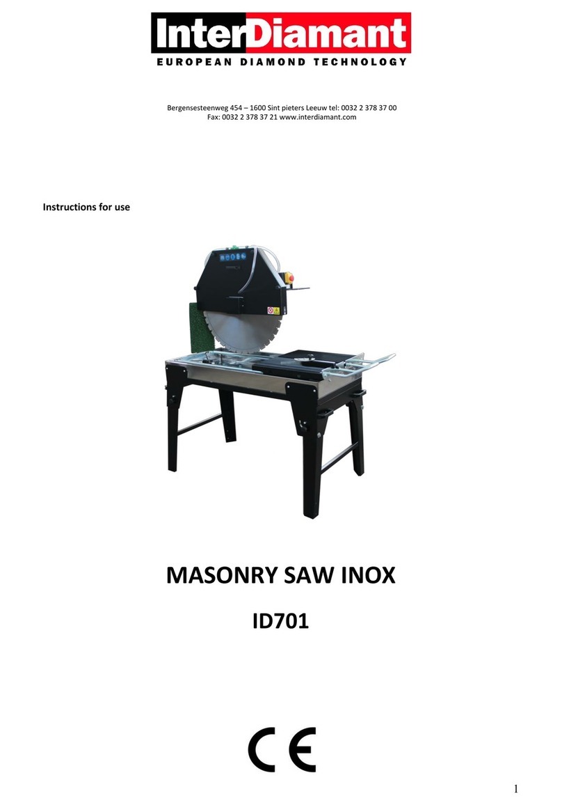 InterDiamant ID701 User manual