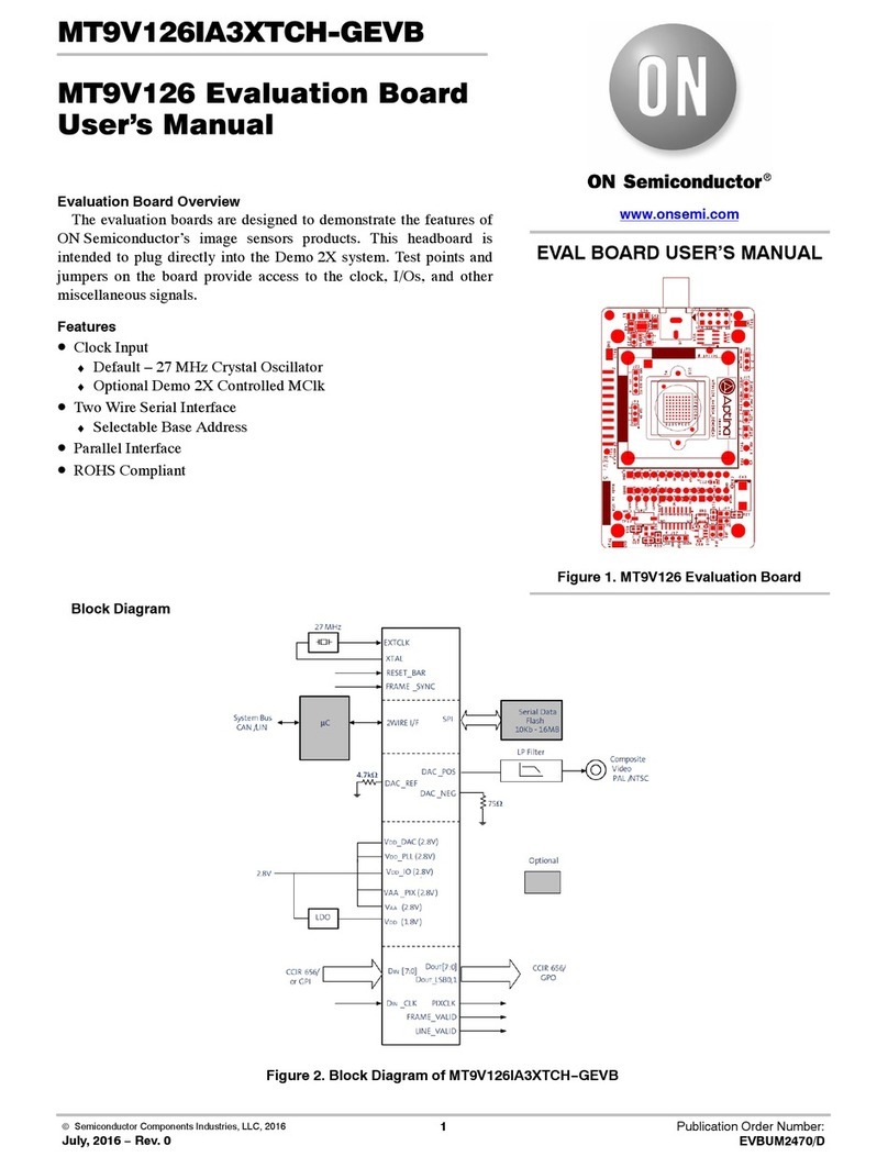 ON Semiconductor MT9V126 User manual